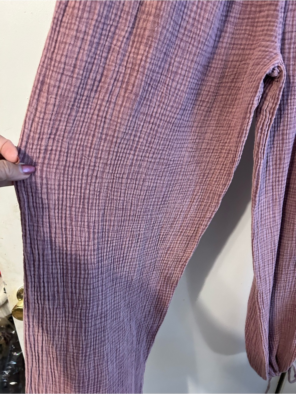 Indigo Rein Gauze Sleep Top - Mauve Pink - Picture 5 of 6